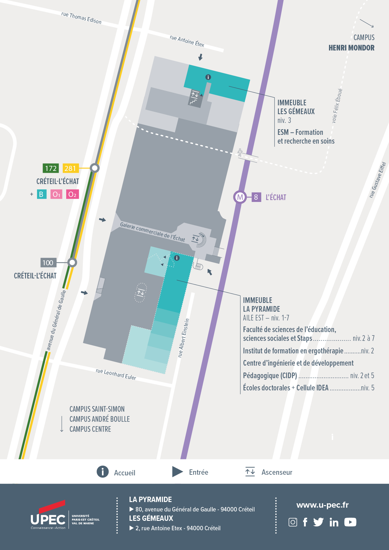 carte Campus Pyramide Gémeaux