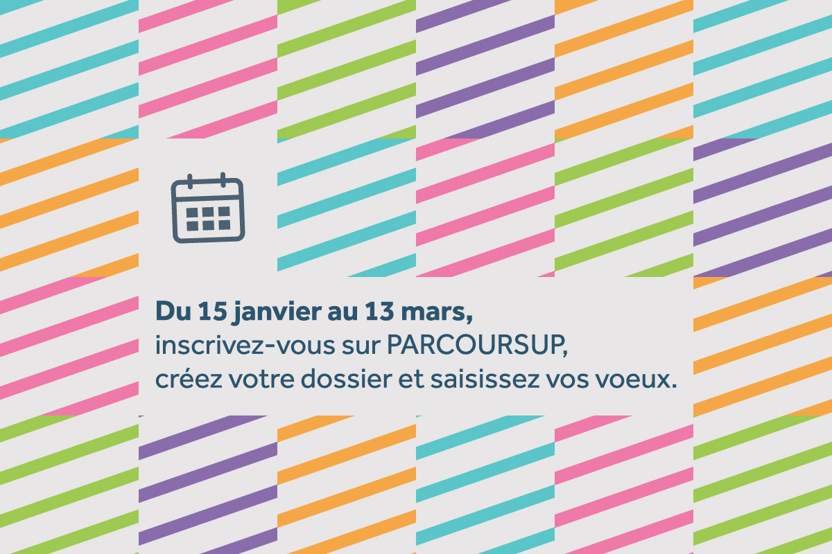 Dans Parcoursup, choisissez l'UPEC du 15 janvier au 13 mars